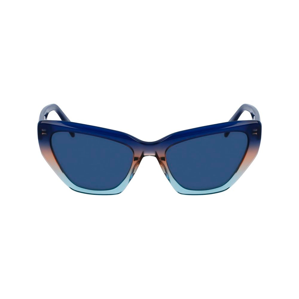 Lunettes de soleil Liu Jo en acétate bleu