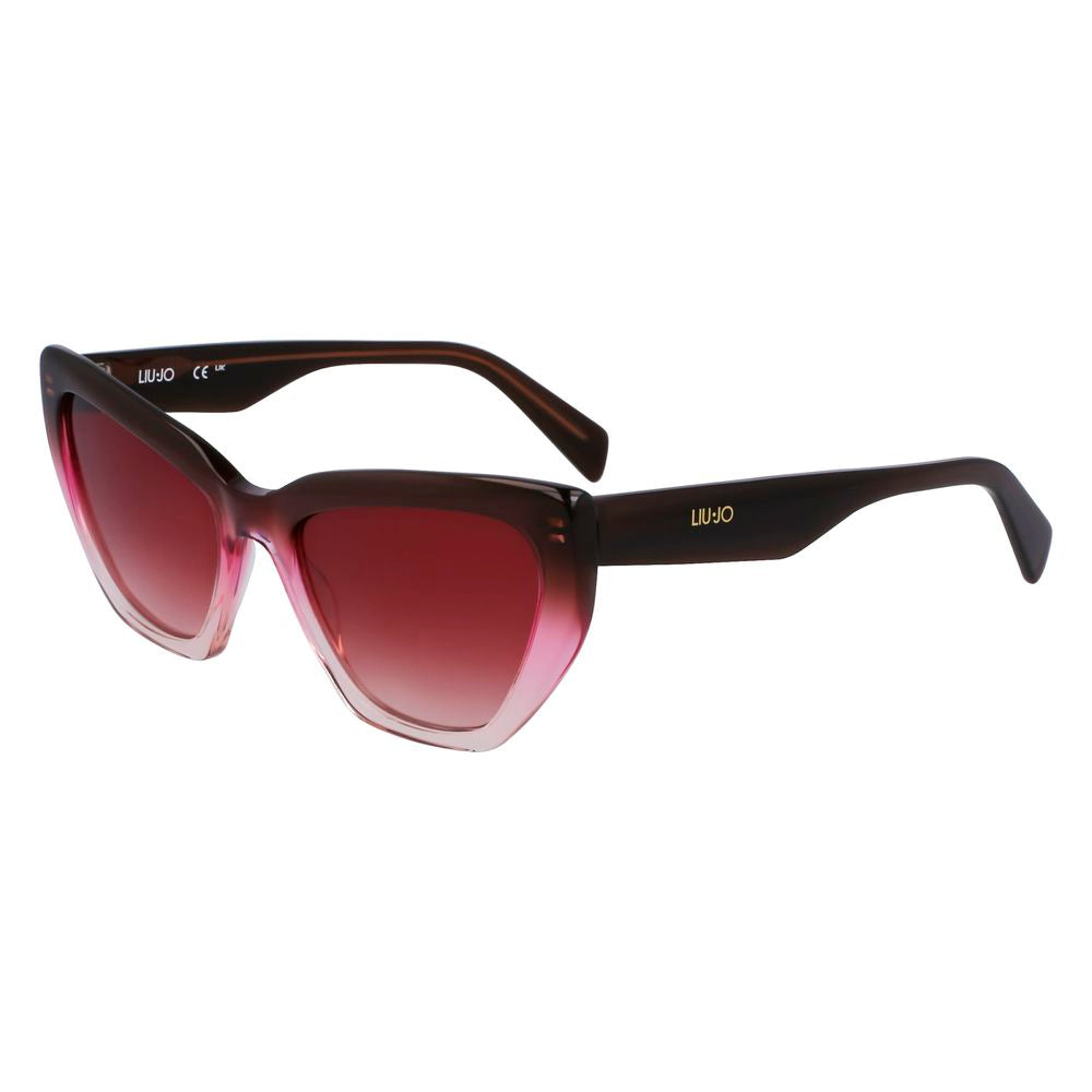 Lunettes de soleil Liu Jo marron en acétate
