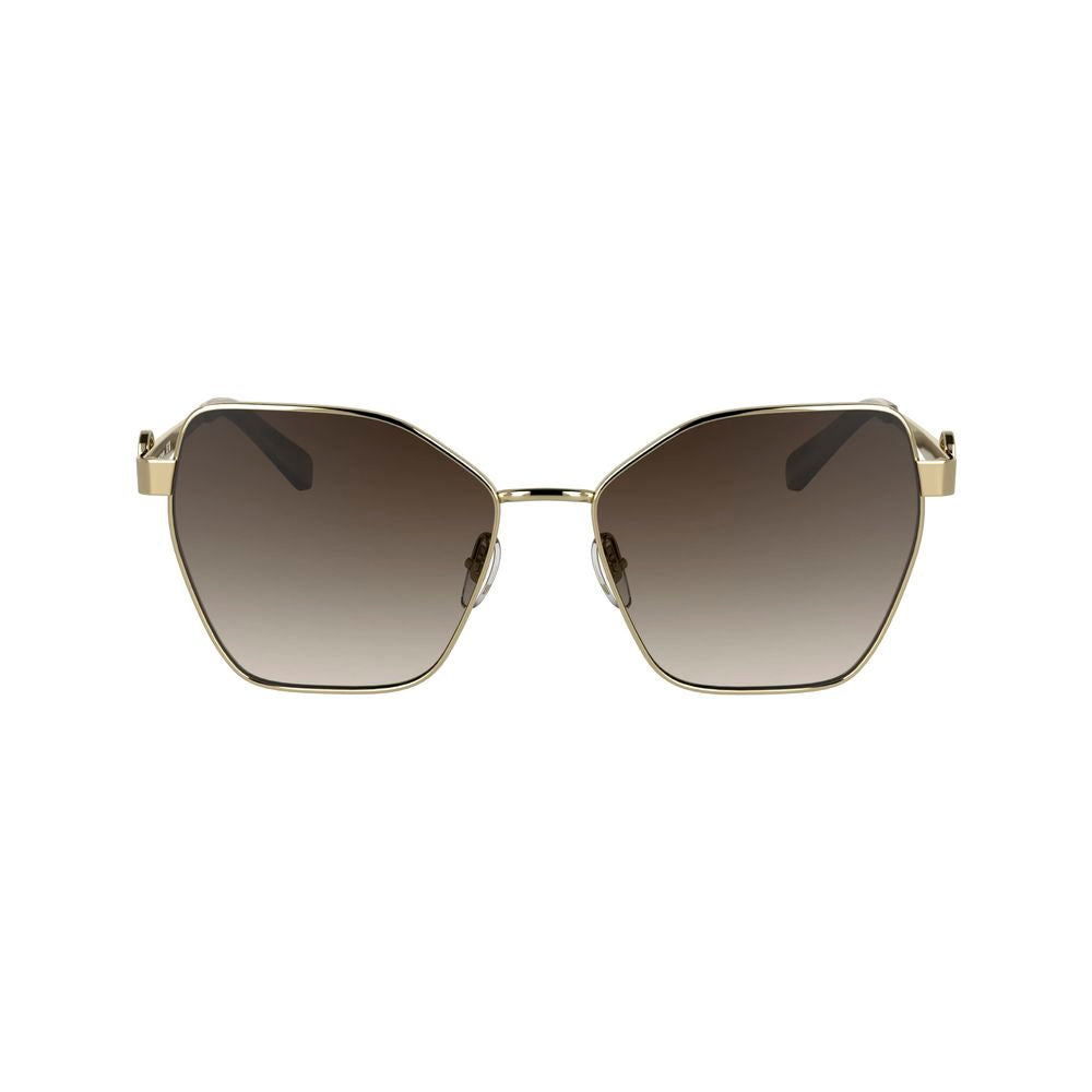 Longchamp Gold Metal Sunglasses