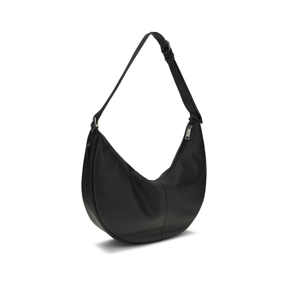 Fendi Schultertasche aus schwarzem Kalbsleder (Bos Taurus)