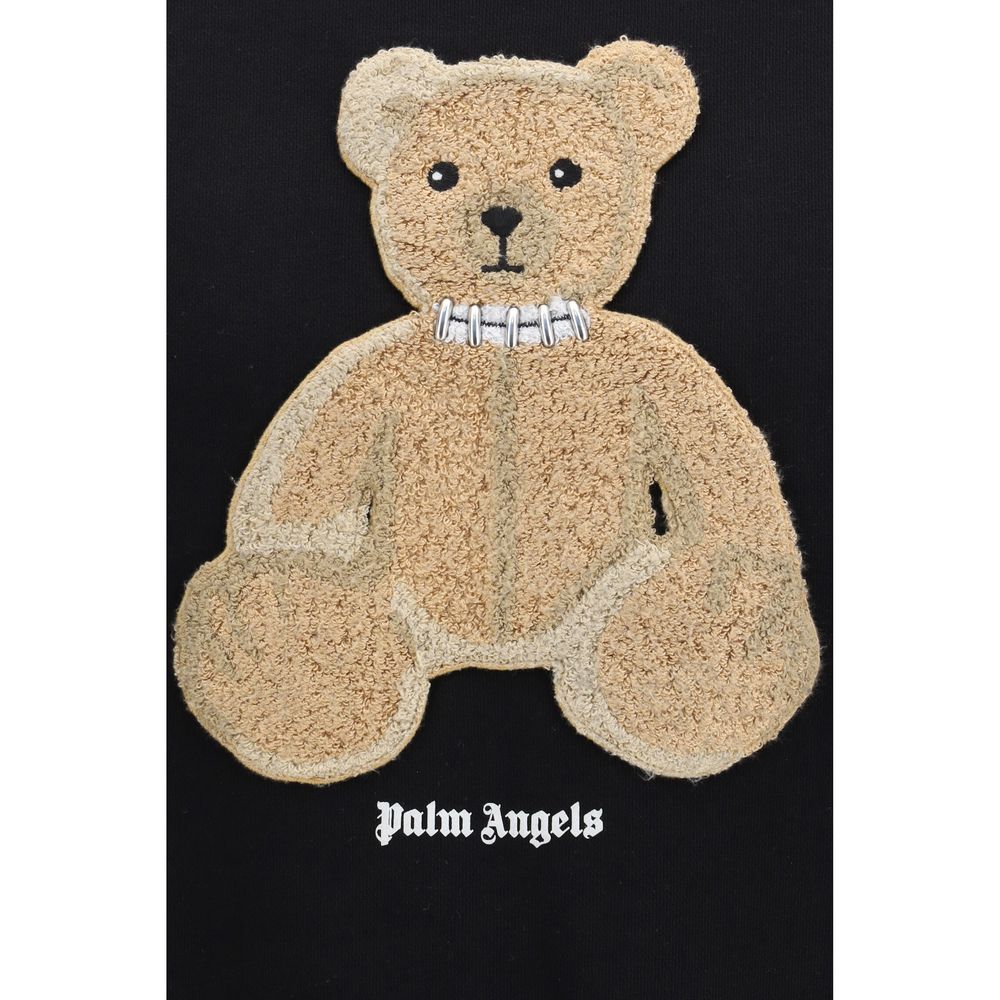 Palm Angels Schwarzes Baumwoll-Sweatshirt