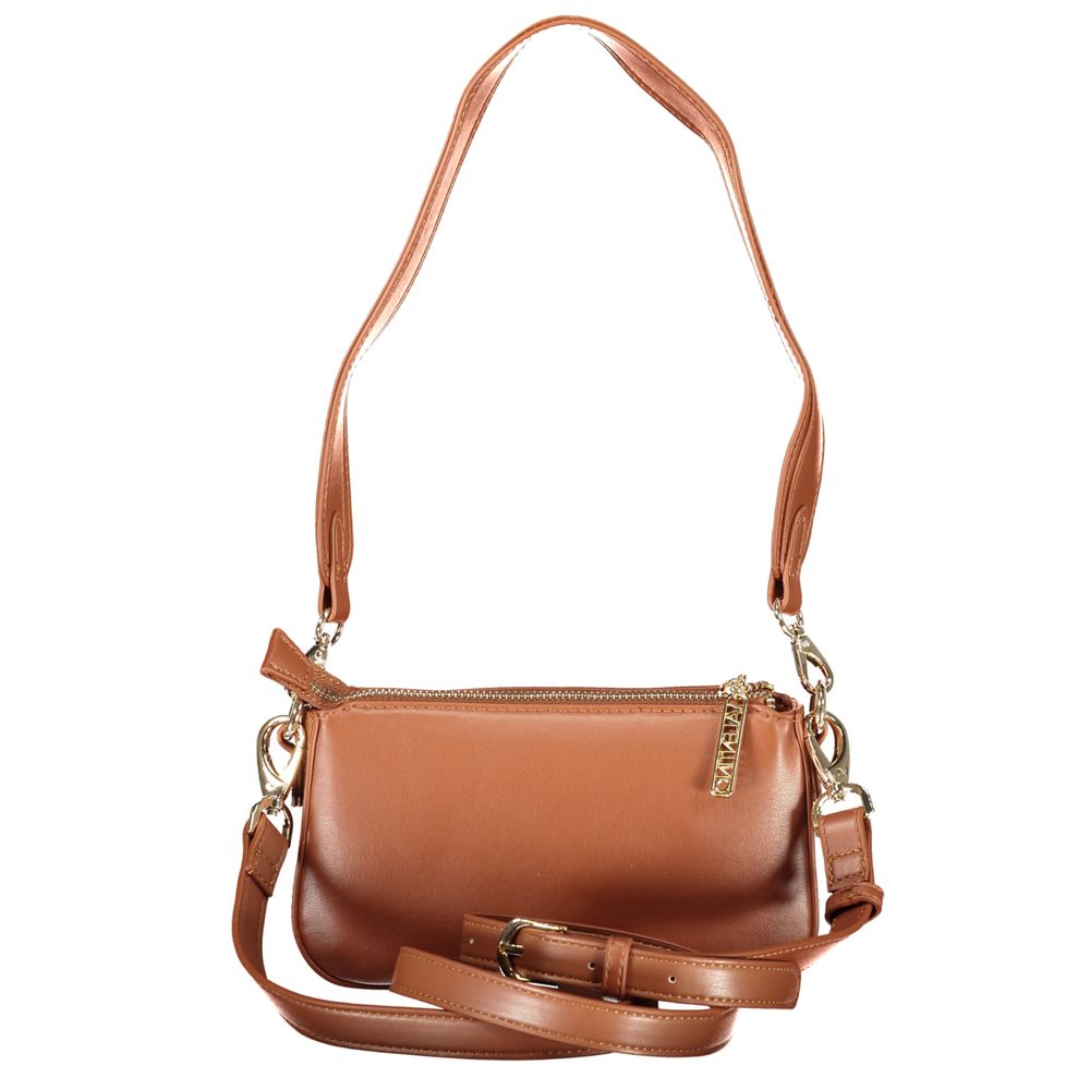 Valentino Handtasche aus braunem Polyethylen