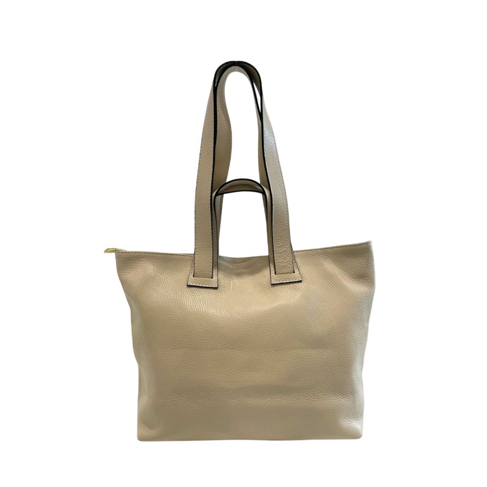 Sac bandoulière Baldinini Trend en cuir beige pour femme