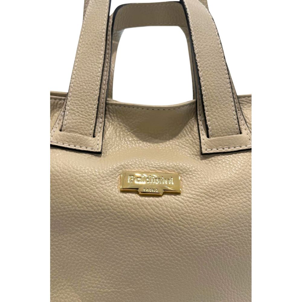Sac bandoulière Baldinini Trend en cuir beige pour femme