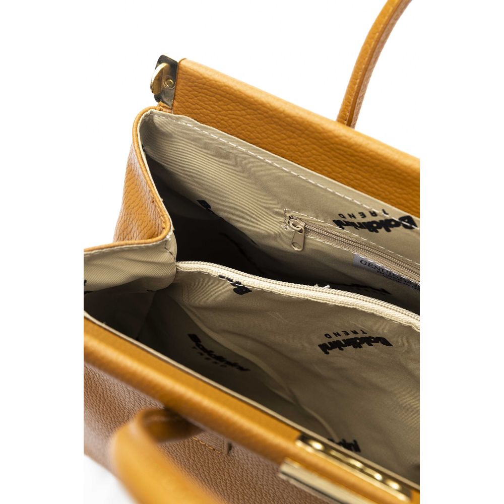 Baldinini Trend Damen Schultertasche aus braunem Leder