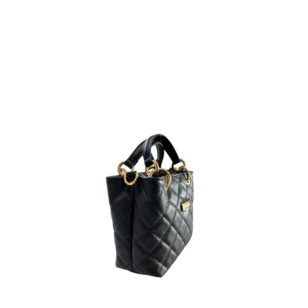 Baldinini Trend Damen Handtasche aus schwarzem Leder