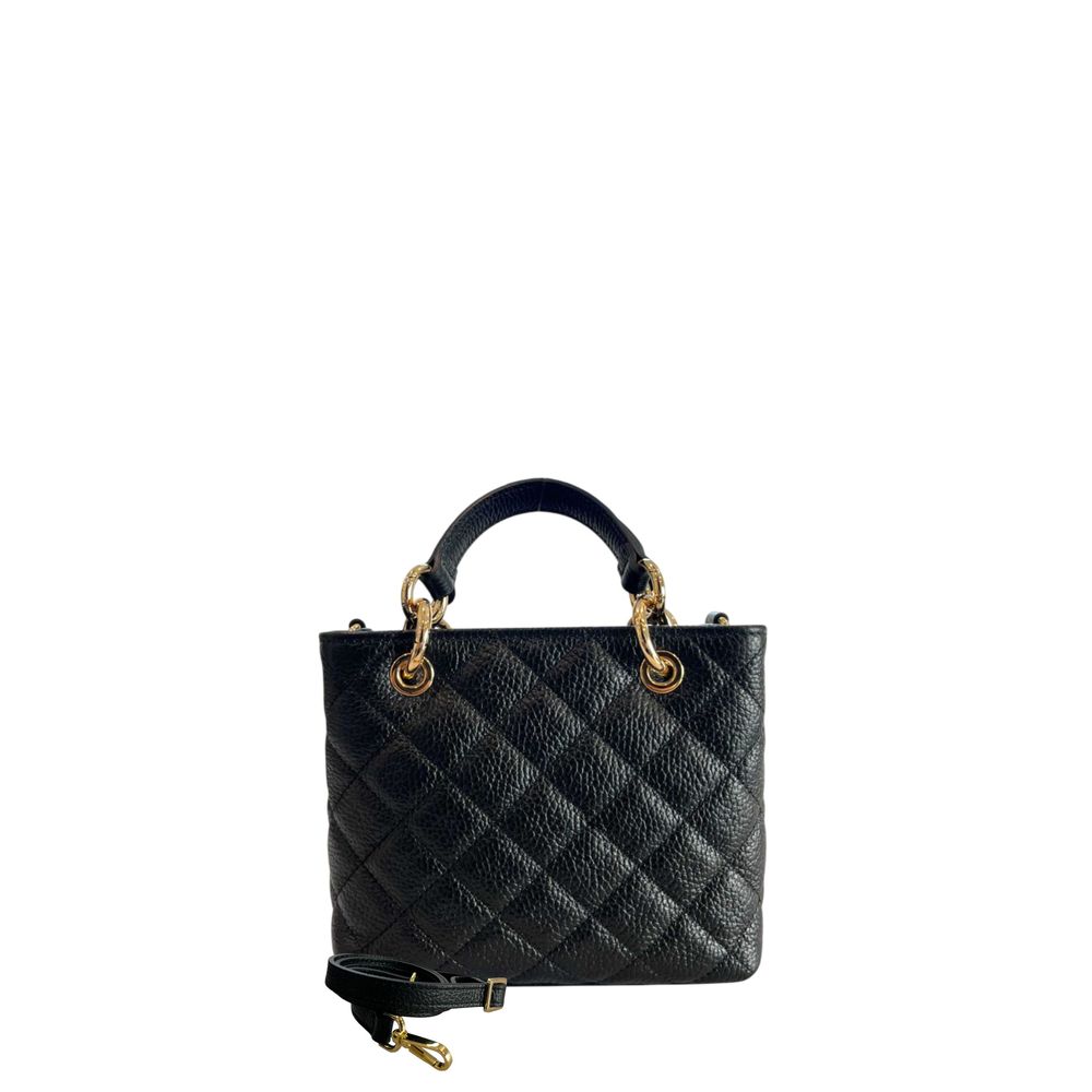 Baldinini Trend Damen Handtasche aus schwarzem Leder