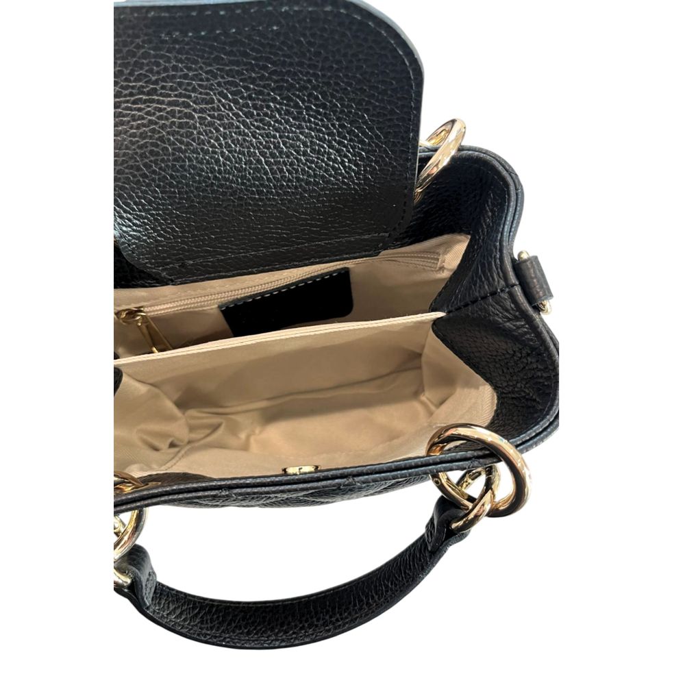 Baldinini Trend Damen Handtasche aus schwarzem Leder