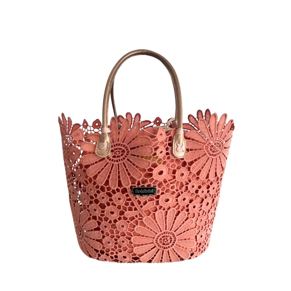 Baldinini Trend Rosa PU Damen Handtasche