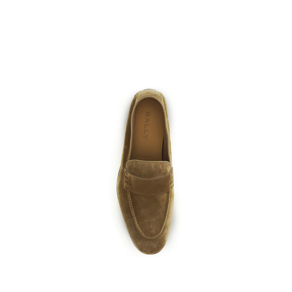 Bally Beige Kalbsleder Bos Taurus Slipper