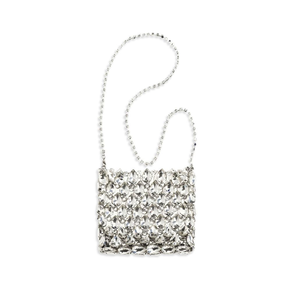 Self-Portrait Silver Shoulder Bag