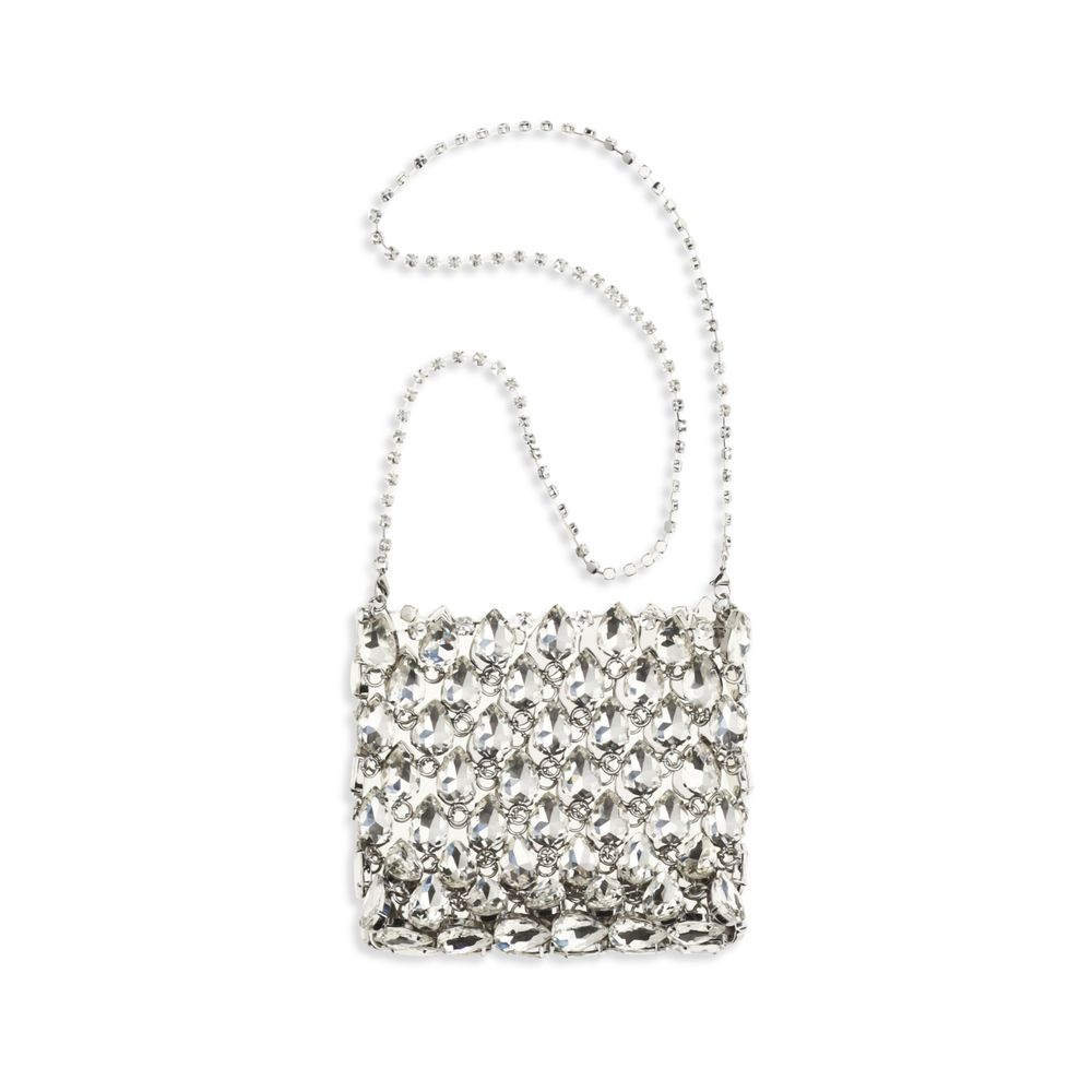 Self-Portrait Silver Shoulder Bag