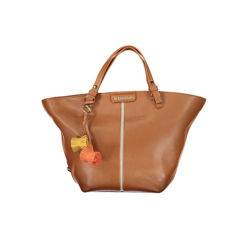 Valentino Handtasche aus braunem Polyethylen