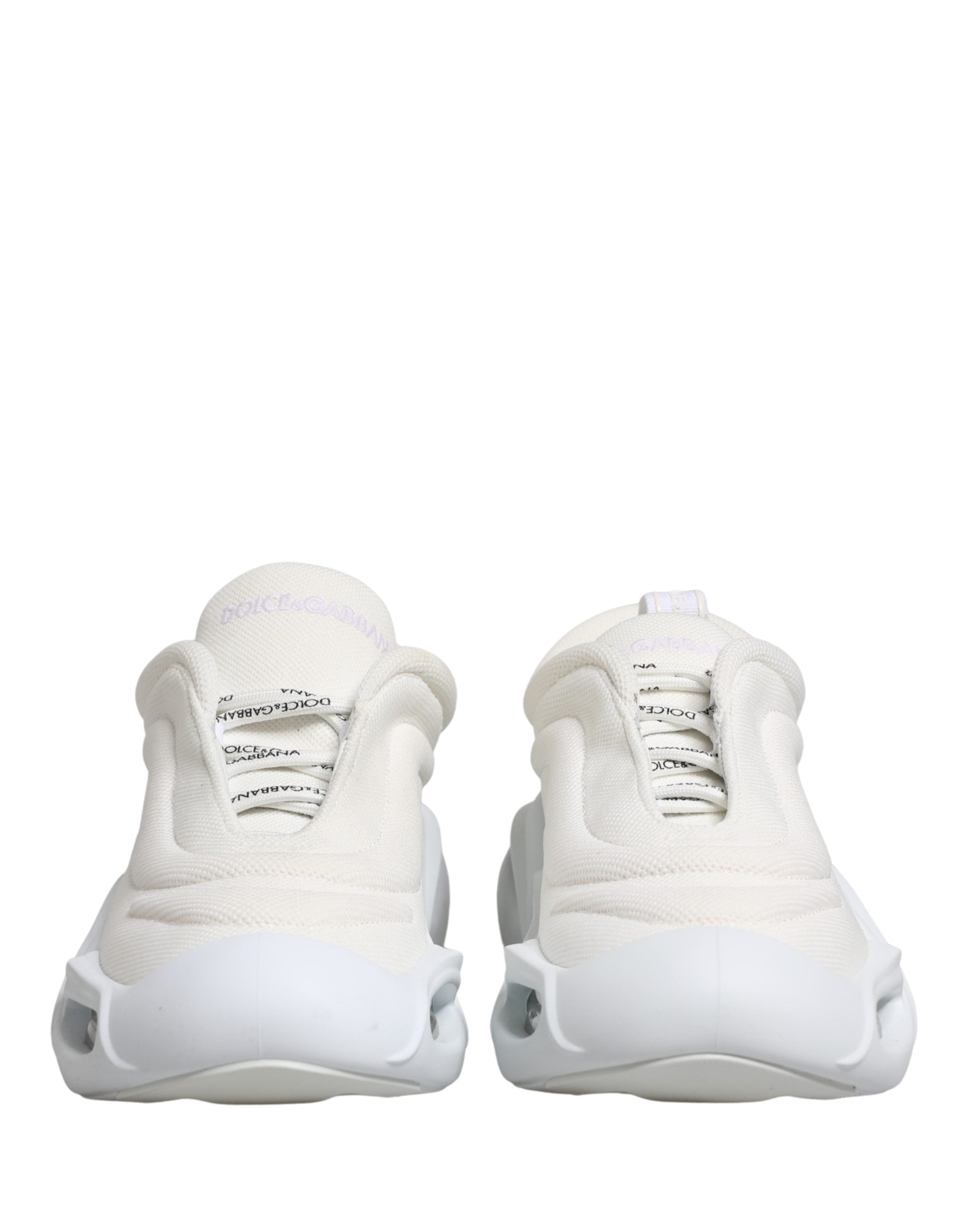 Chaussures Baskets Basses Dolce & Gabbana Blanches à Enfiler Wave