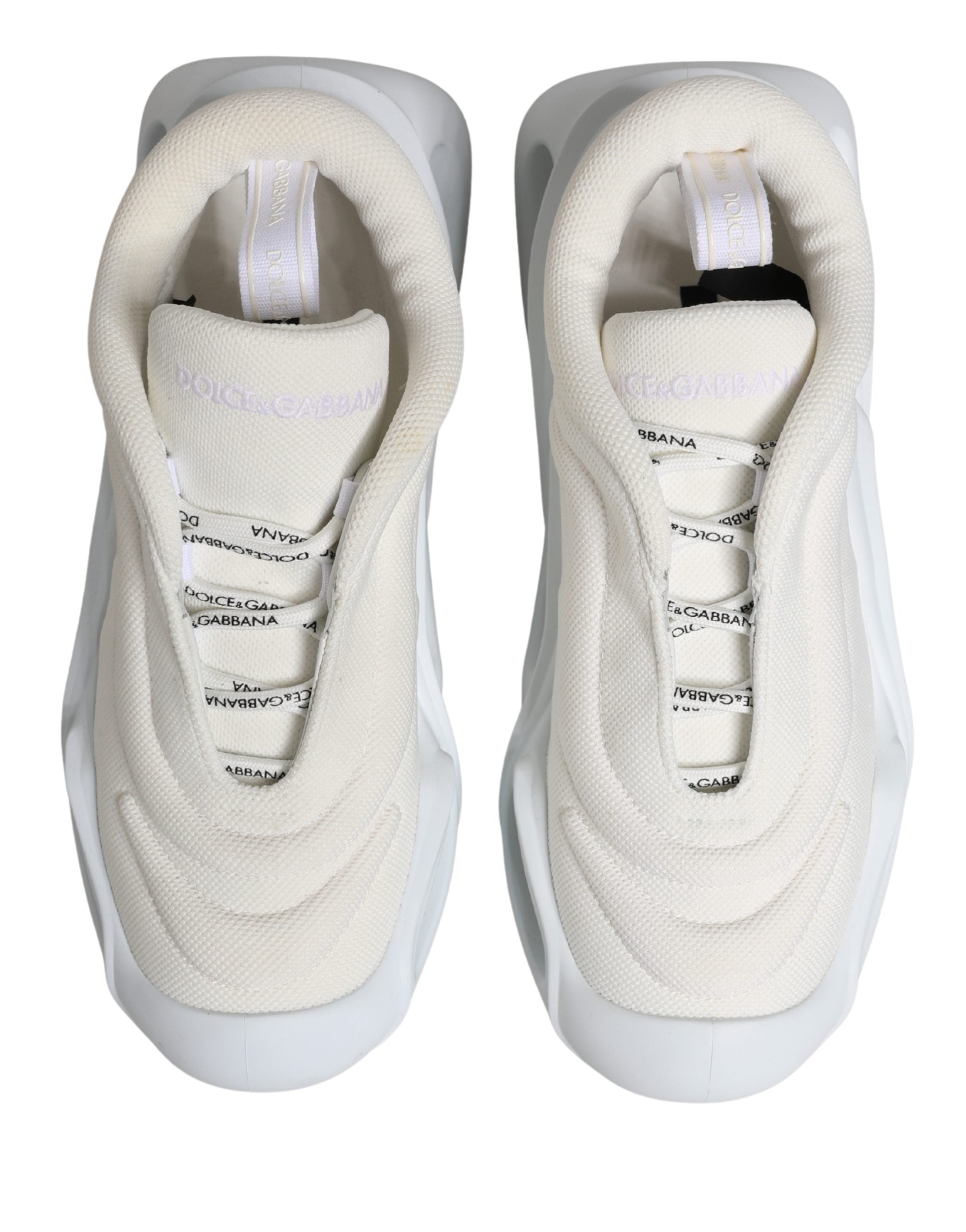 Chaussures Baskets Basses Dolce & Gabbana Blanches à Enfiler Wave