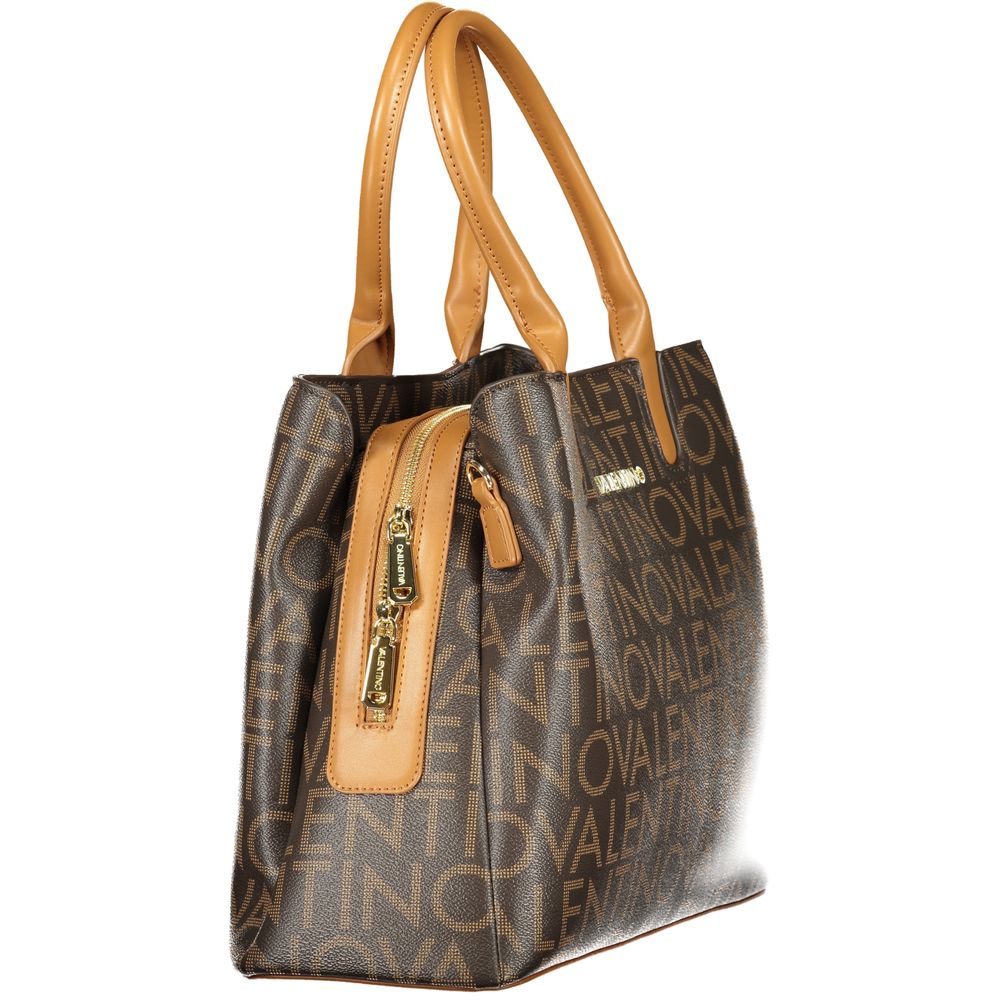 Sac Valentino en polyuréthane marron pour femme