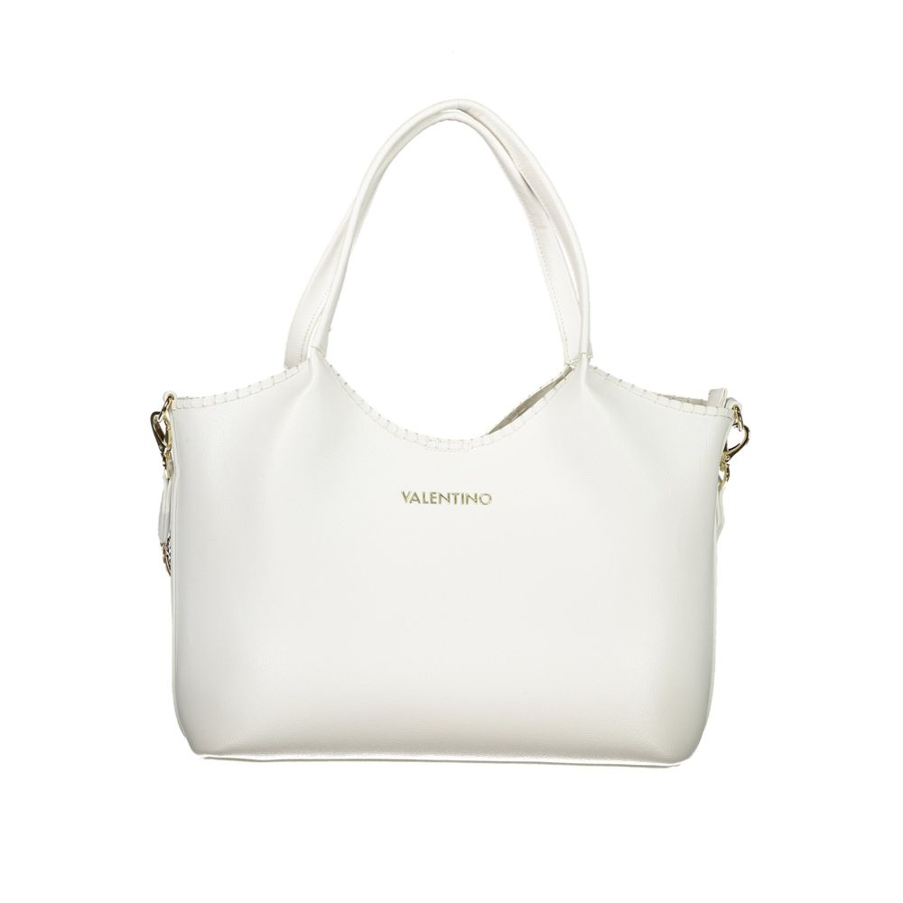 Valentino Weiße Polyurethan-Damenhandtasche