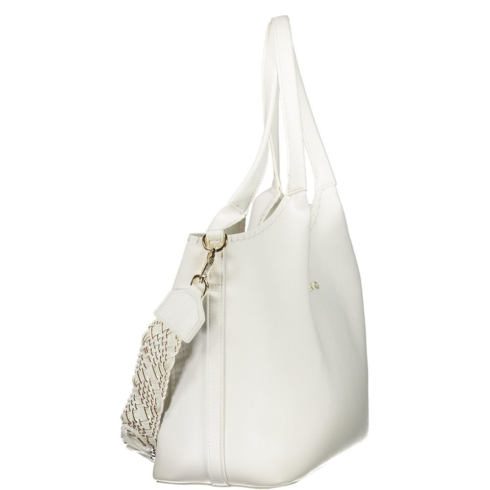 Valentino Weiße Polyurethan-Damenhandtasche