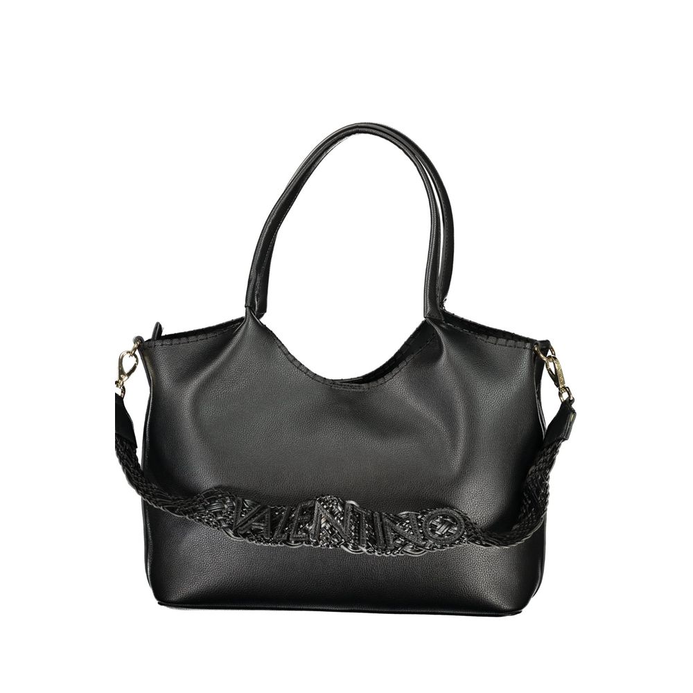 Valentino Nero Polyurethan Damen Tasche