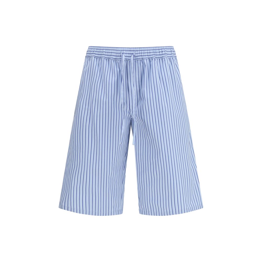 Dolce & Gabbana Blaue Baumwoll-Bermudashorts