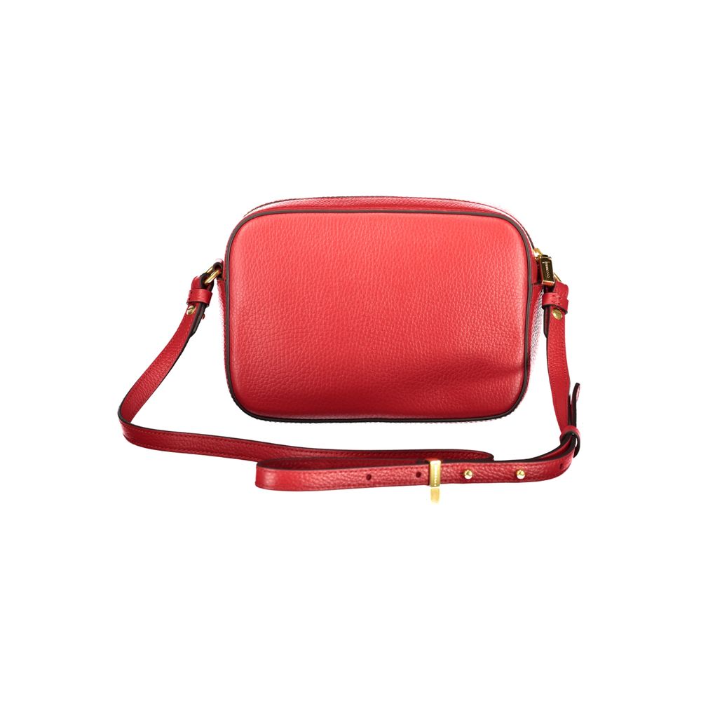 Sac à main femme Coccinelle Rosso en cuir avec bandoulière réglable et poches