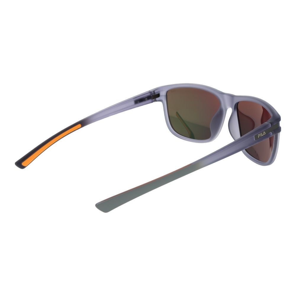 Lunettes de soleil en plastique gris Fila