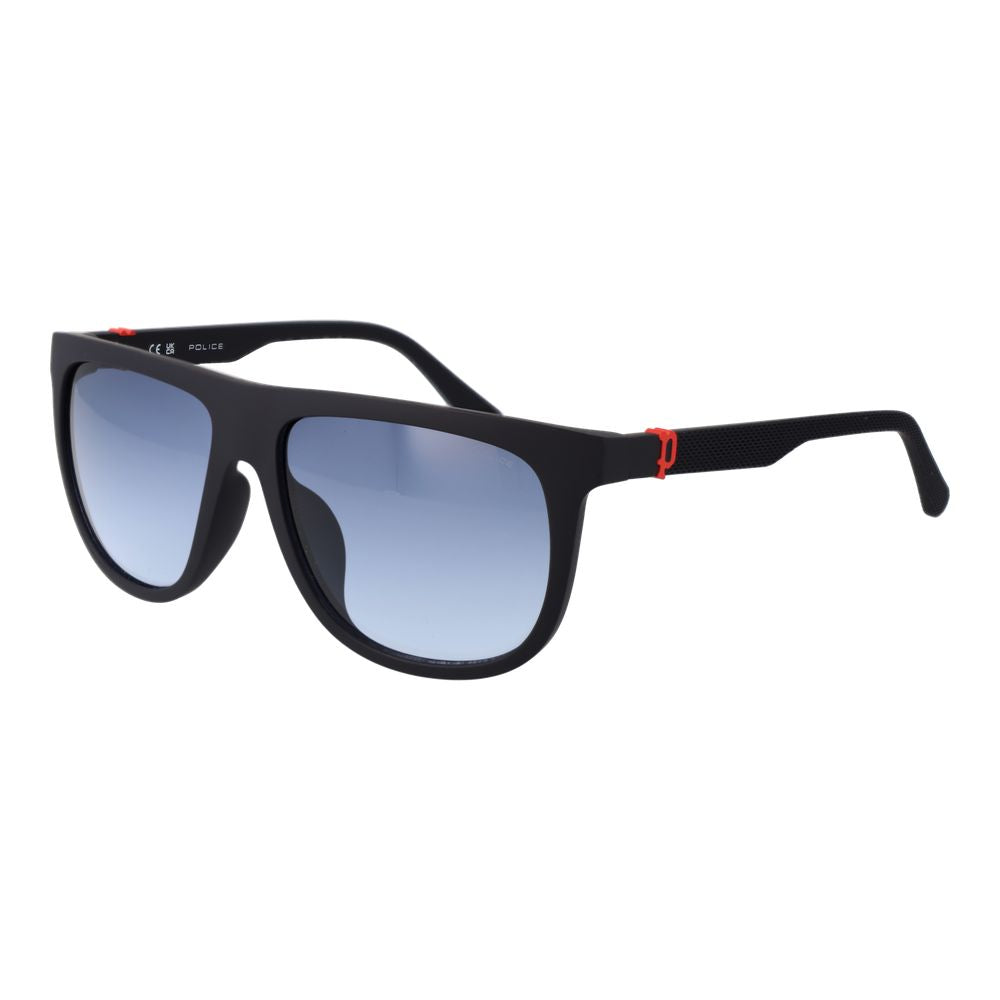 Police Schwarze Kunststoffsonnenbrille