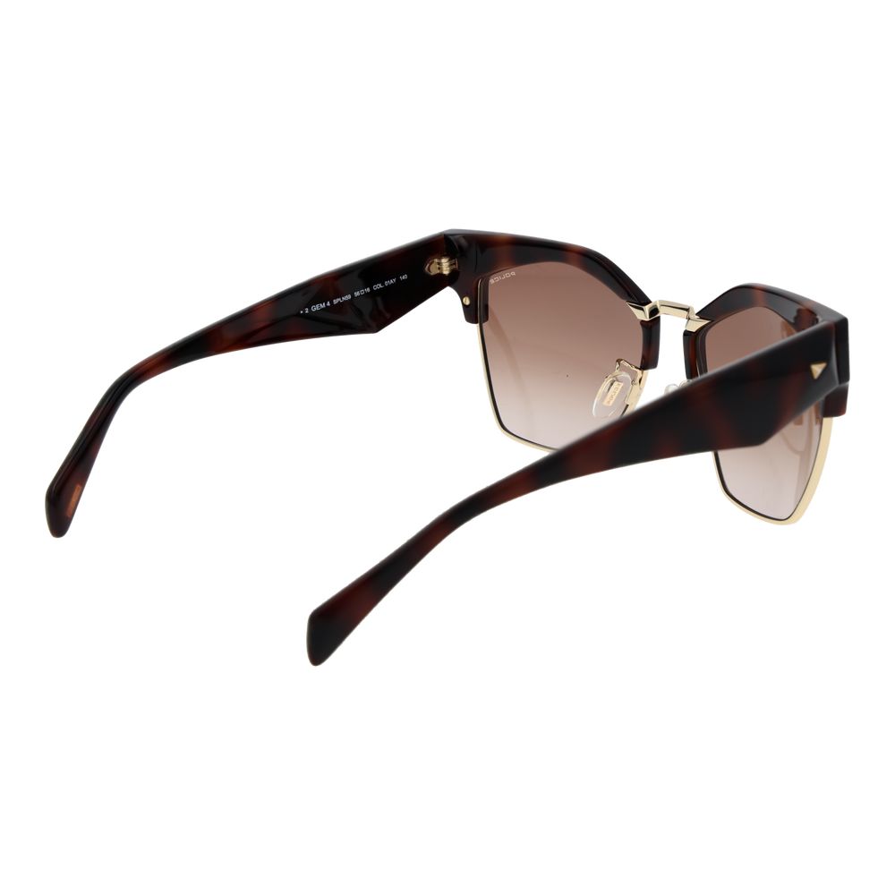 Police Braune Plastiksonnenbrille