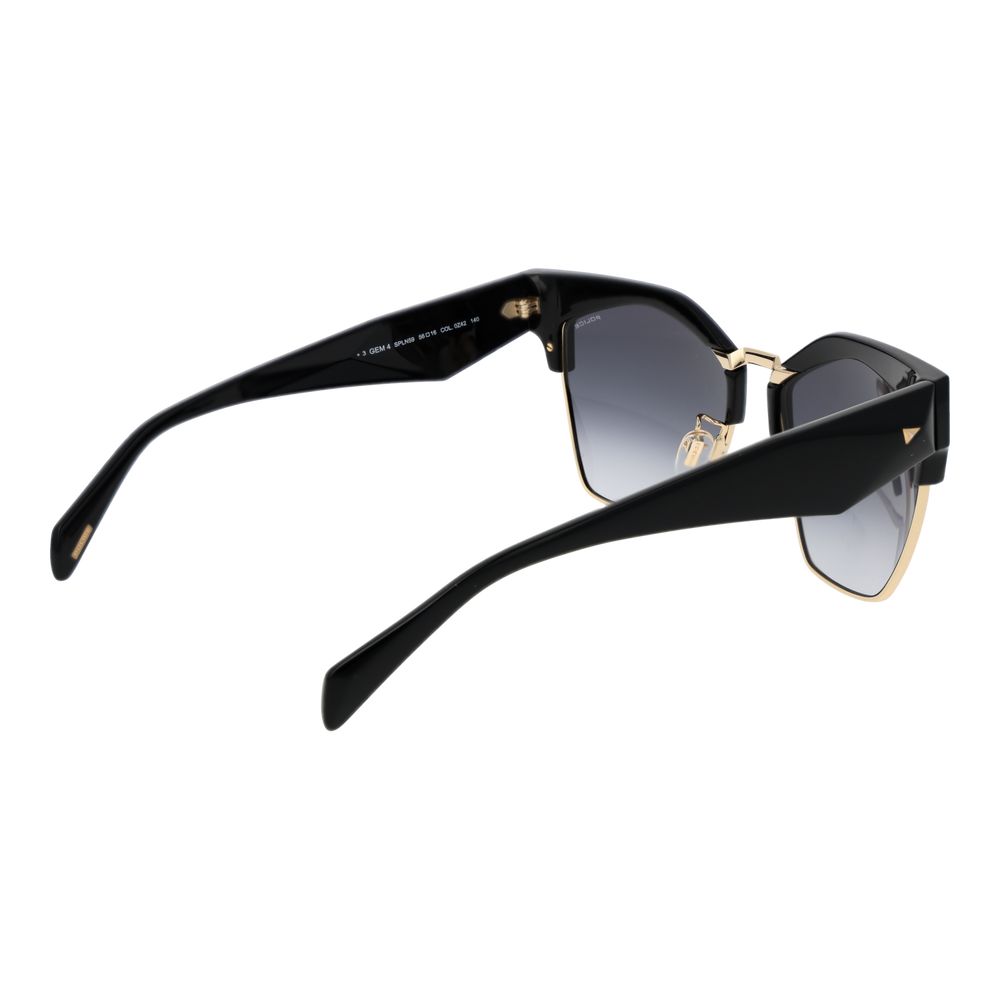 Lunettes de soleil Police en plastique noir