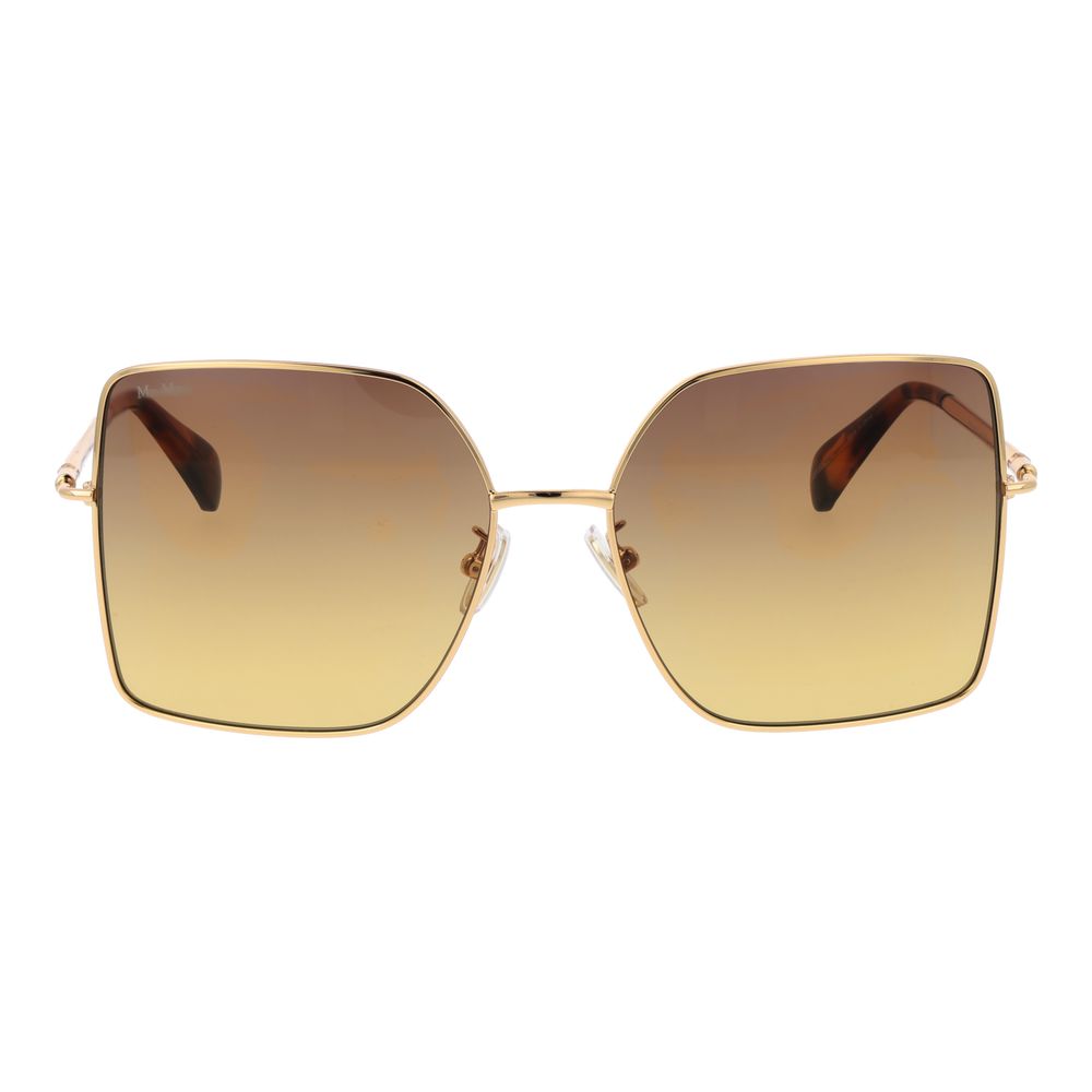 Max Mara Goldene Metallsonnenbrille