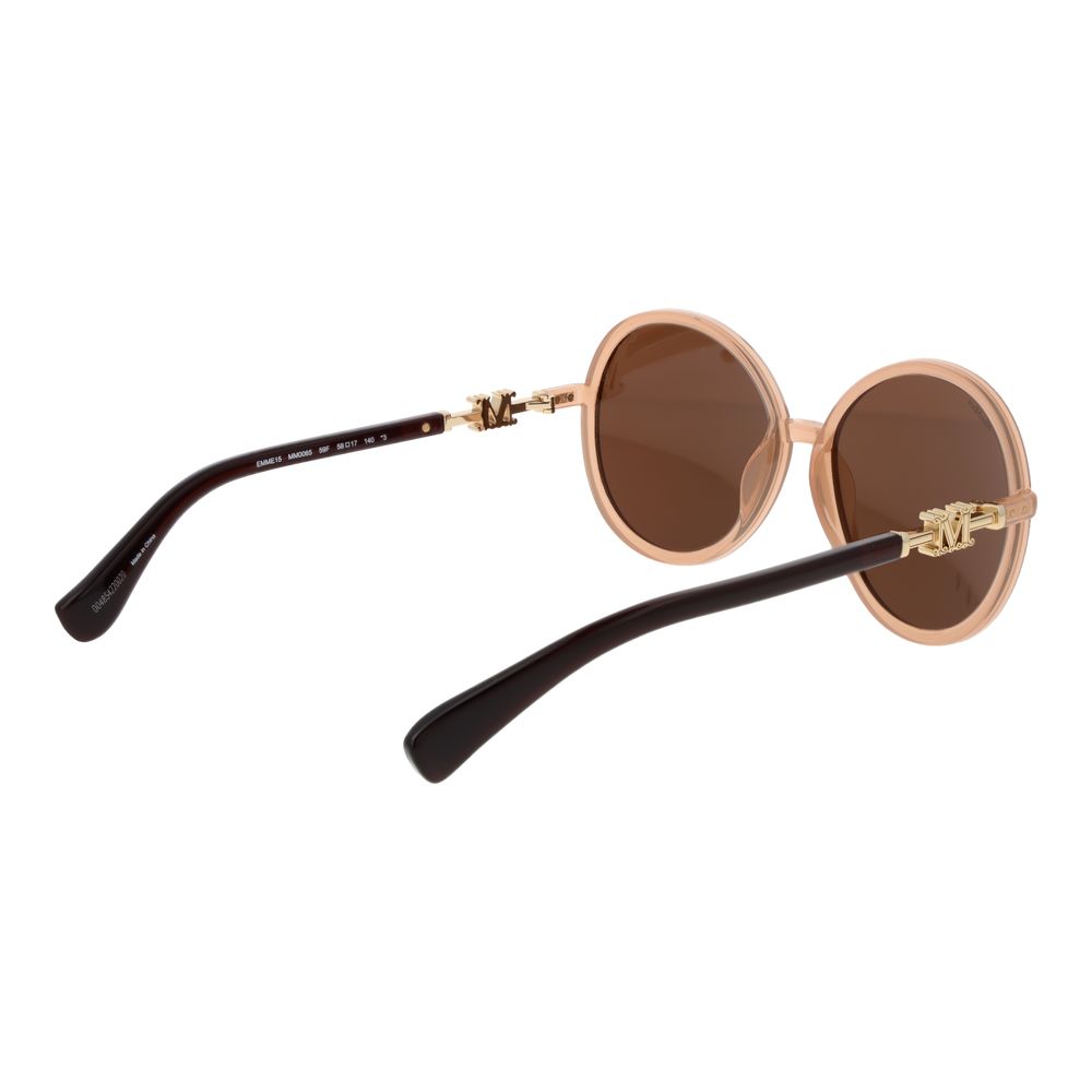 Max Mara Beige Kunststoff-Sonnenbrille