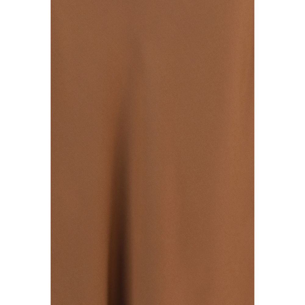 Brunello Cucinelli Midirock aus braunem Acetat