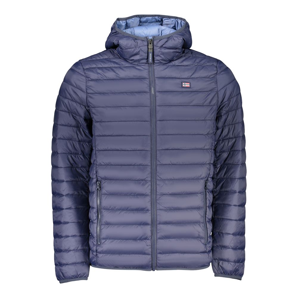 Norwegen 1963 Blaue Polyamid Herrenjacke