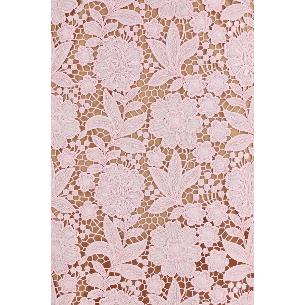 Jupe midi Self-Portrait en polyester multicolore