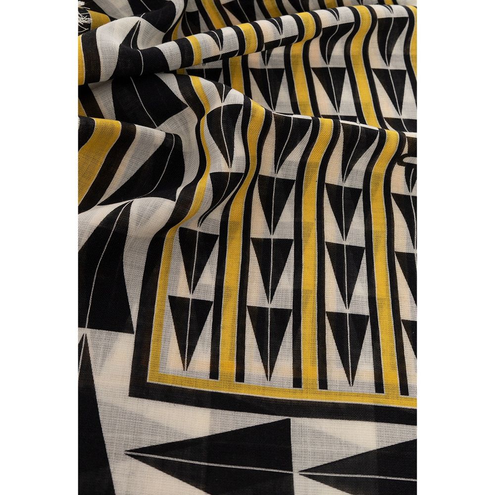 Écharpe bicolore en laine Lanvin