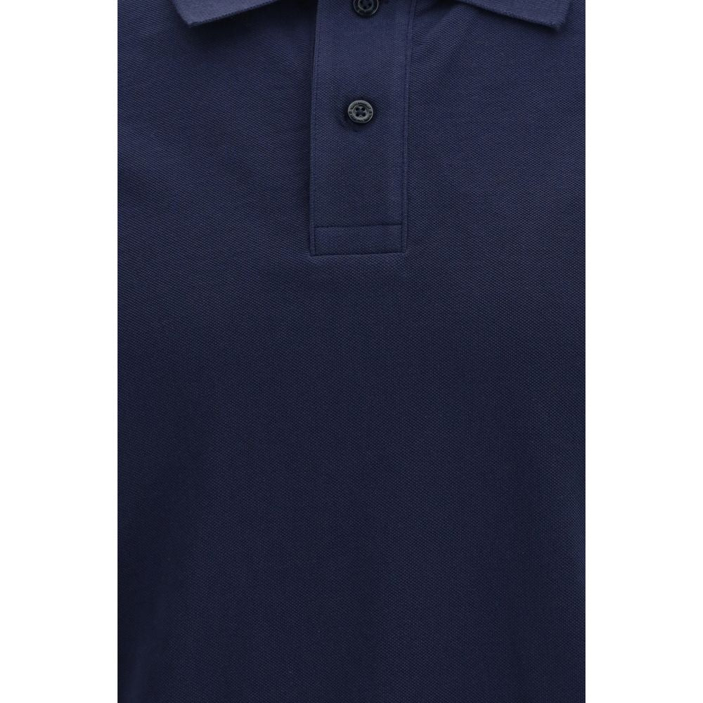 Polo en coton bleu Moose Knuckles