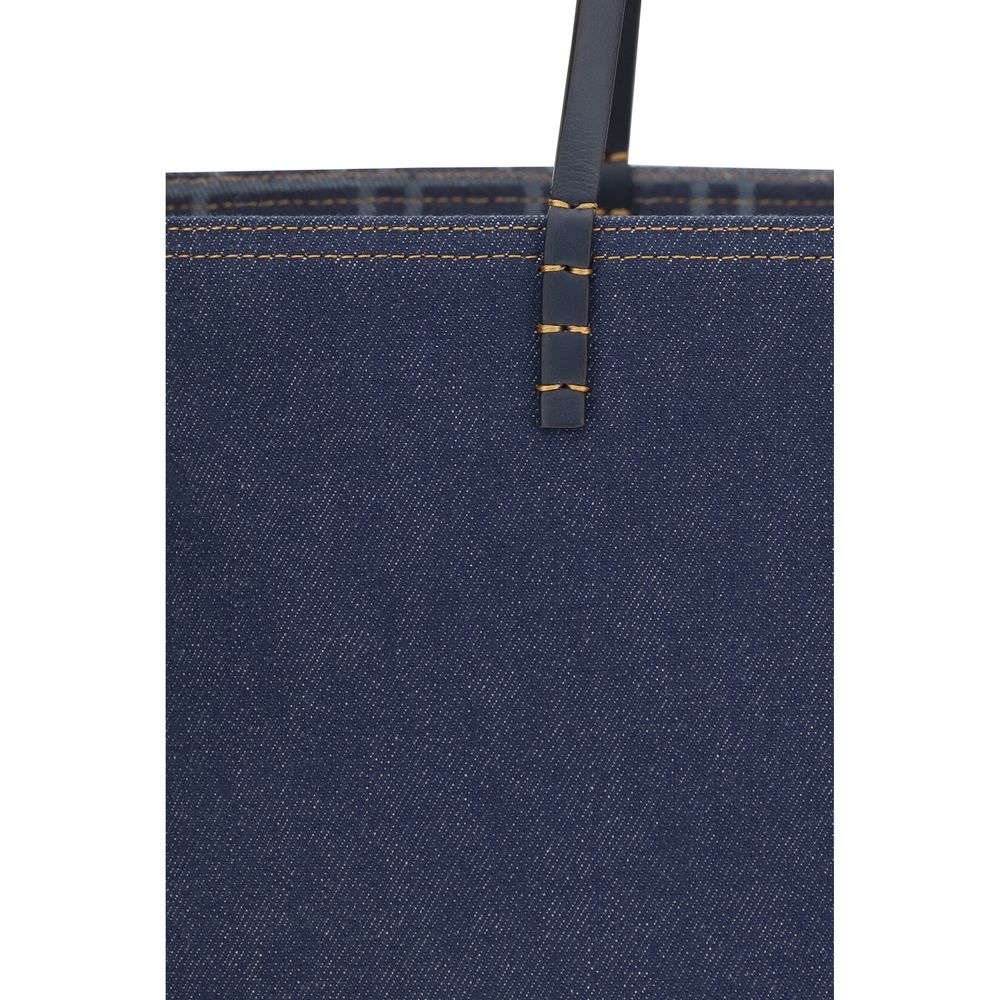 Fendi Umhängetasche aus blauer Baumwolle