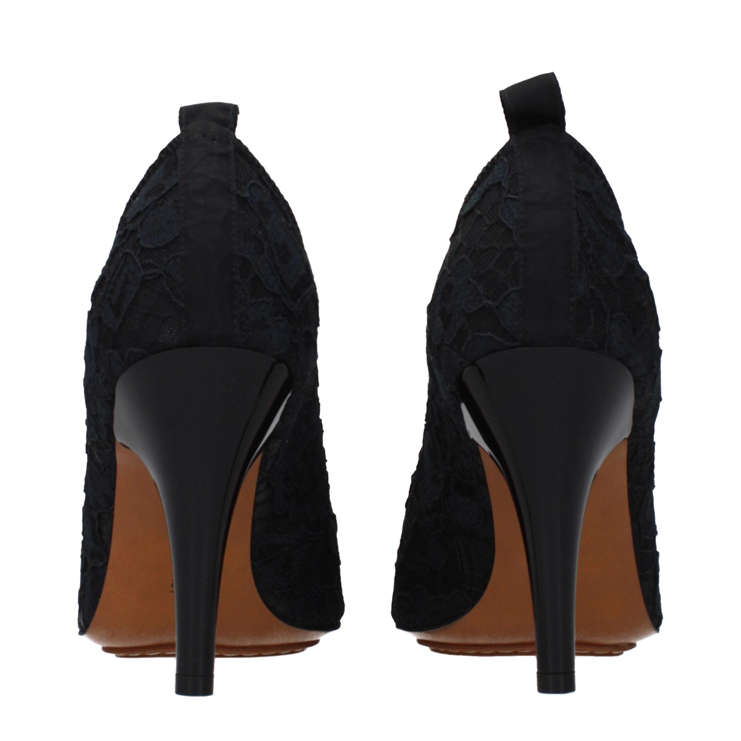 Stella McCartney High Heels aus schwarzem Stoff