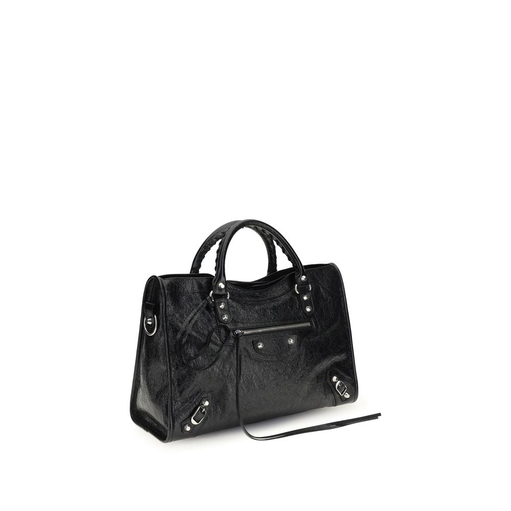 Balenciaga Black Lamb Ovis Aries Aries Shoulder Bag