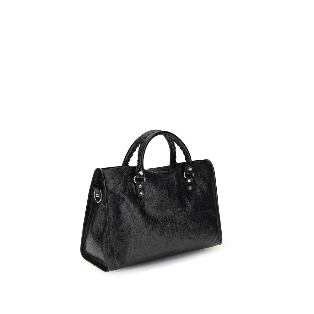 Balenciaga Schwarze Lammleder Ovis Aries Aries Umhängetasche