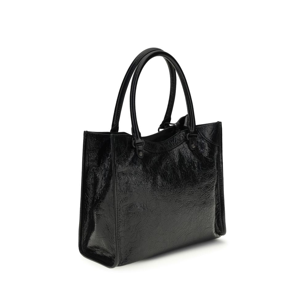 Balenciaga Schwarze Lammleder Ovis Aries Aries Umhängetasche