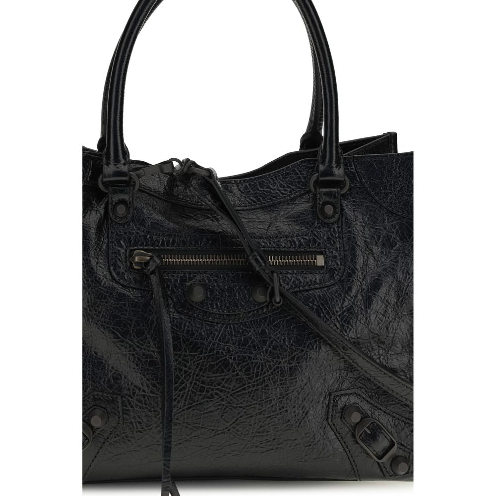 Balenciaga Schwarze Lammleder Ovis Aries Aries Umhängetasche