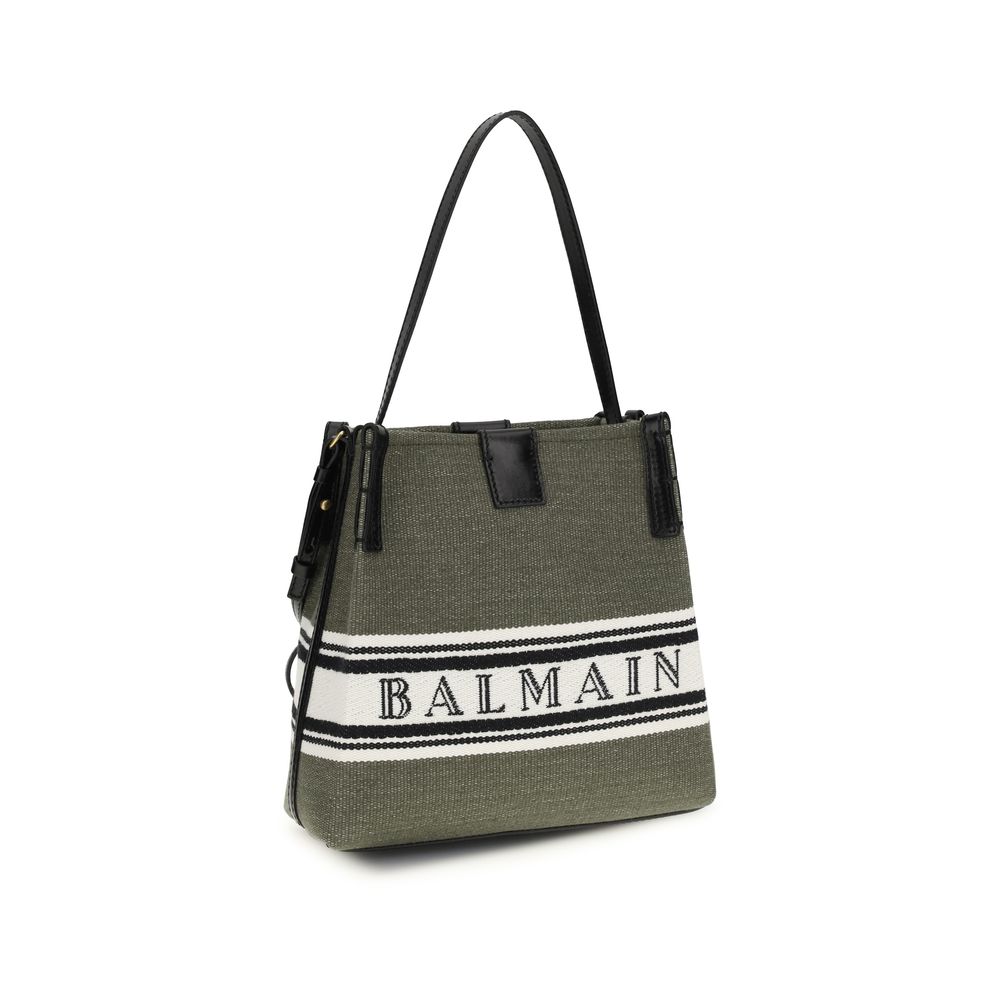 Balmain Bicolor-Baumwoll-Beuteltasche
