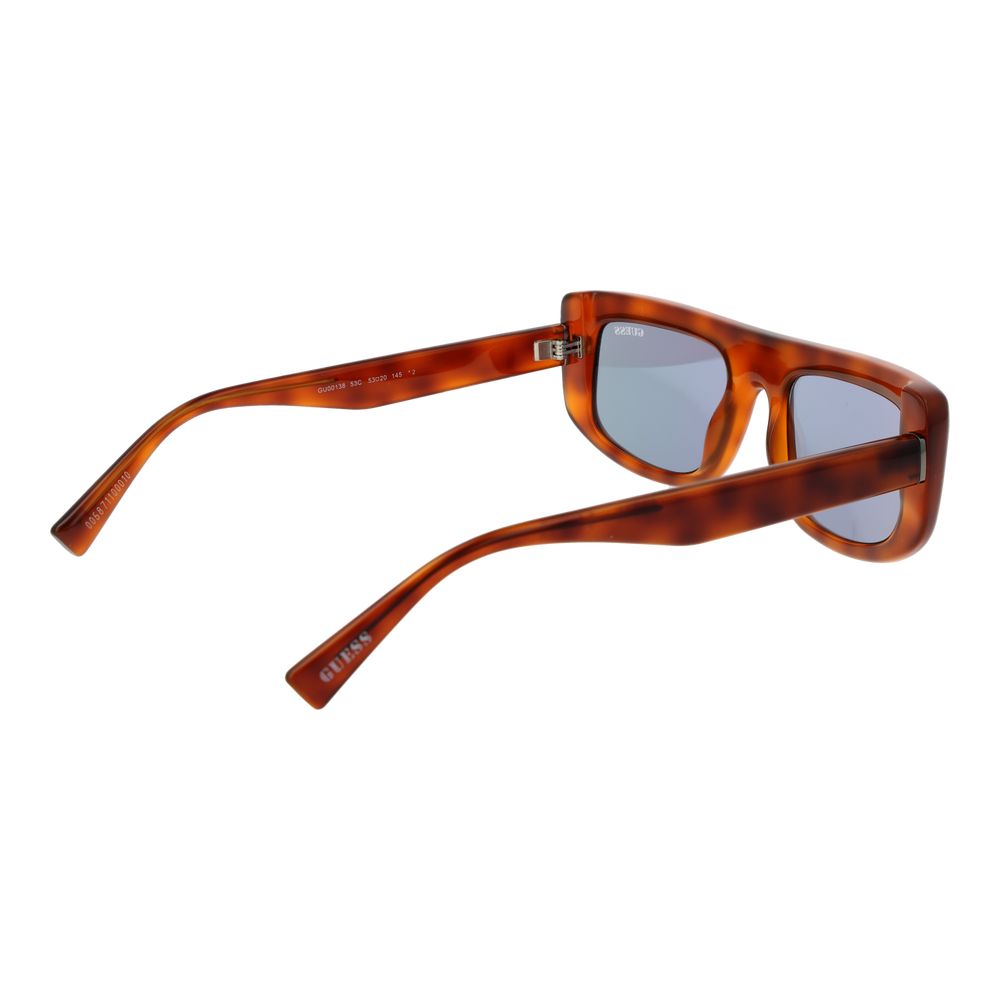 Lunettes de soleil en plastique marron Guess