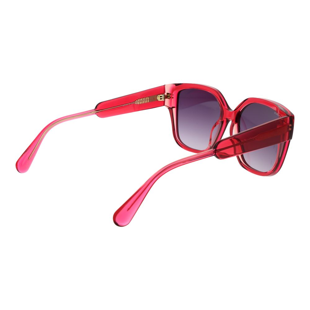 Max & Co rosafarbene Kunststoff-Sonnenbrille
