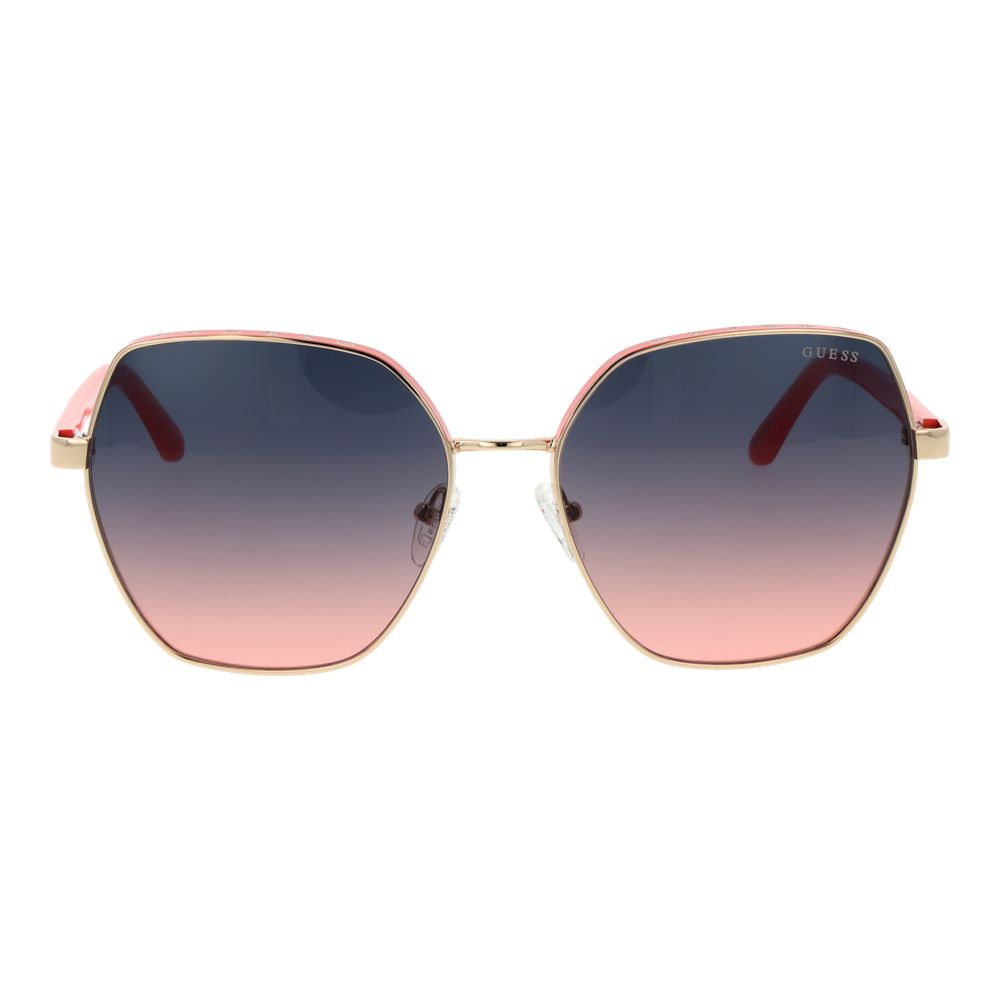 Lunettes de soleil Guess en métal doré