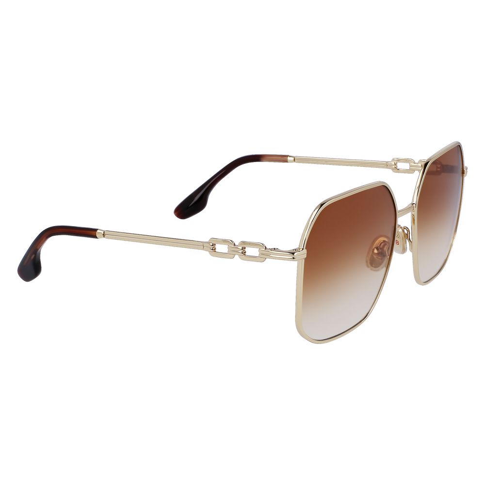 Victoria Beckham Goldmetall-Sonnenbrille