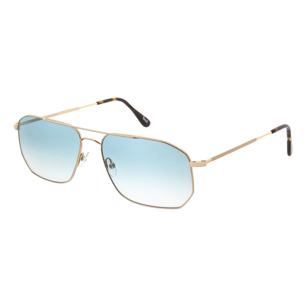 Andy Wolf Gold Metall Sonnenbrille