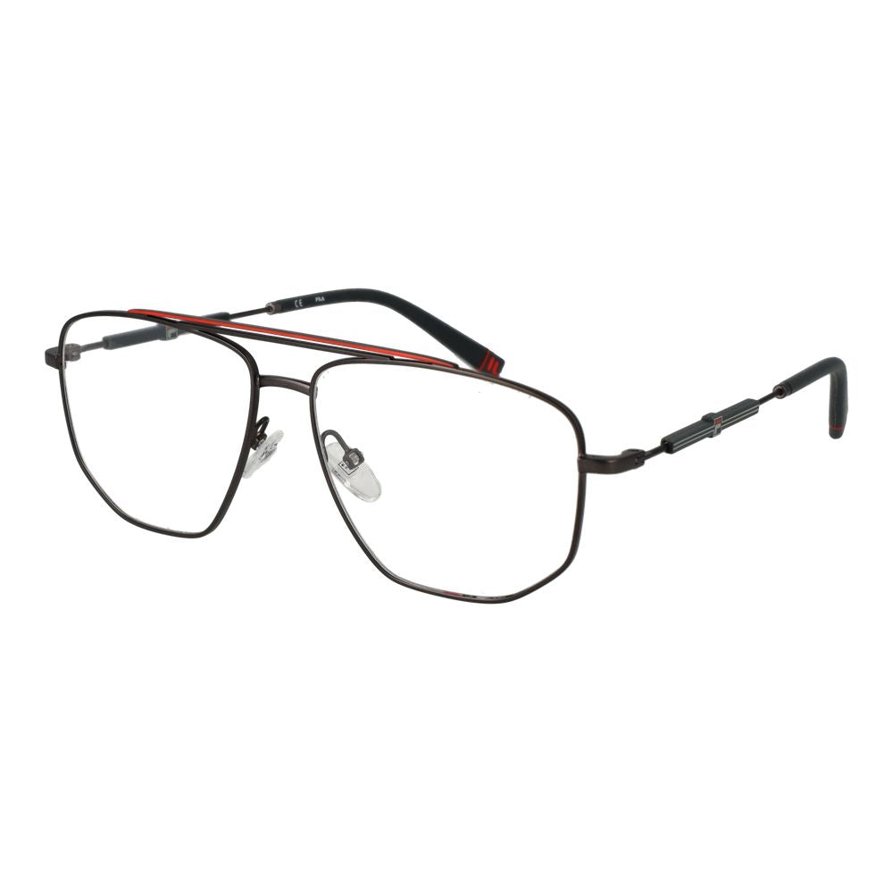 Fila Brille aus grauem Edelstahl (Fassungen)