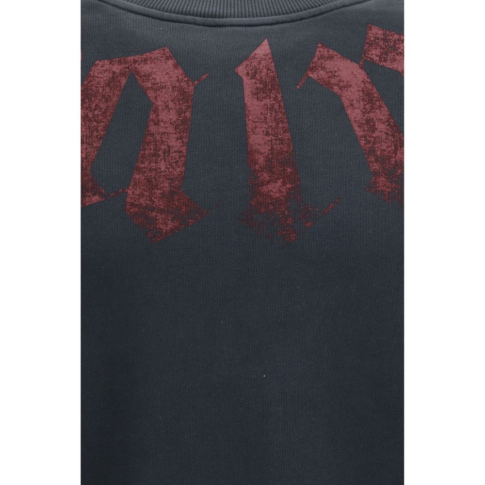 Palm Angels Schwarzes Baumwoll-Sweatshirt